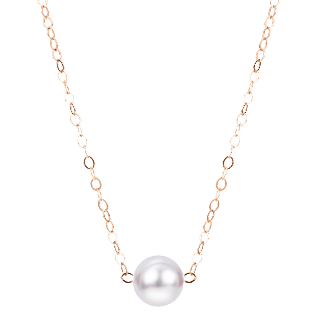 Akoya Pearl by Pearl Starter Necklace, 15"