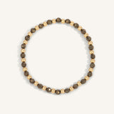 Dee Berkley Pyrite & 14kt Gold Filled Harmony Gemstone Bead Bracelet - 4MM