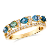 Le Vian® 14K Honey Gold™ 7/8 CT Montana Sapphire Ombré™ & 1/4 CTW Nude Diamonds™ Ring