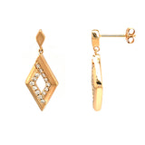 Diamond Rhombus Dangle Earrings