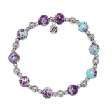 Day by Day Collection- Purple Blue Jasper Gemstone Bracelet