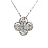 Diamond Clover Pendant