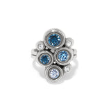 Brighton Constella Cluster Ring, Blues, Size 8