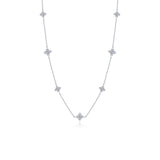 Lafonn Trillium Station Necklace, 18"
