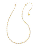 Kendra Scott Juliette Strand Necklace in White Crystal