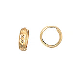 Gold 15mm Hoop Earrings