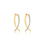 Lafonn Crossover Earrings