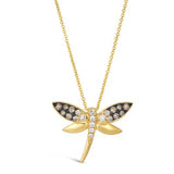 Le Vian Chocolate Ombre Diamond Dragonfly Pendant