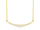 Petite Diamond Smile Necklace