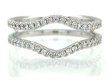 Curved Diamond Insert Ring