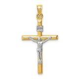 Gold INRI Crucifix Pendant