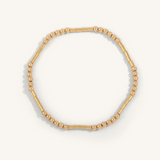 Dee Berkley 14kt Gold Filled Tube Shine Bright Remix Bead Bracelet - 3MM