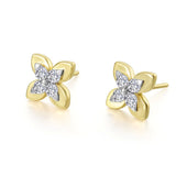 Lafonn Magnolia Blossom Stud Earrings