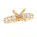 1.30ctw Diamond Semi-Mount Engagement Ring