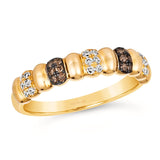 Le Vian® Crème Brûlée® Chocolate & Nude Diamond Ring
