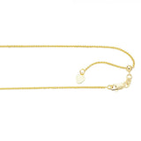 1.0mm Adjustable Wheat Chain, 22"