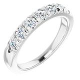 14K White 3/4 CTW Natural Diamond Anniversary Band