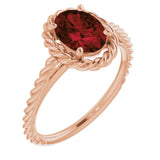 Rope Solitaire Ring