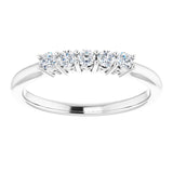 Platinum 1/4 CTW Natural Diamond Anniversary Band