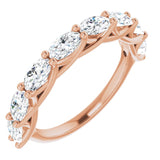 14K Rose 2 CTW Natural Diamond Anniversary Band