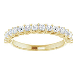 14K Yellow 3/4 CTW Natural Diamond Anniversary Band