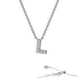 Letter L Pendant Necklace