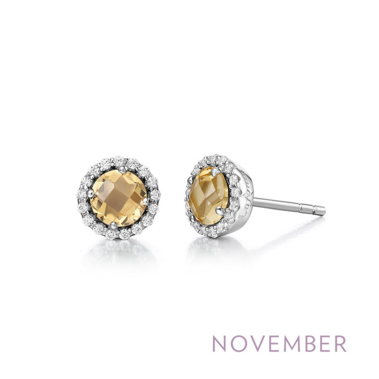 November Birthstone Earrings