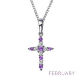 February Birthstone Necklace