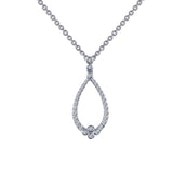 Open Teardrop Necklace