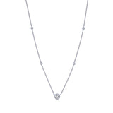 0.78 Ctw Station Necklace