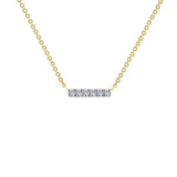 0.09 Ctw Dainty Bar Necklace