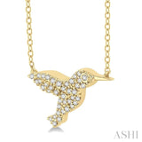 Hummingbird Petite Diamond Fashion Pendant