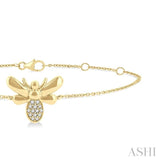 Bumble Bee Petite Diamond Fashion Bracelet