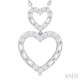 Heart Shape Diamond Necklace